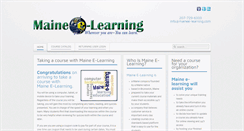 Desktop Screenshot of mainee-learning.com